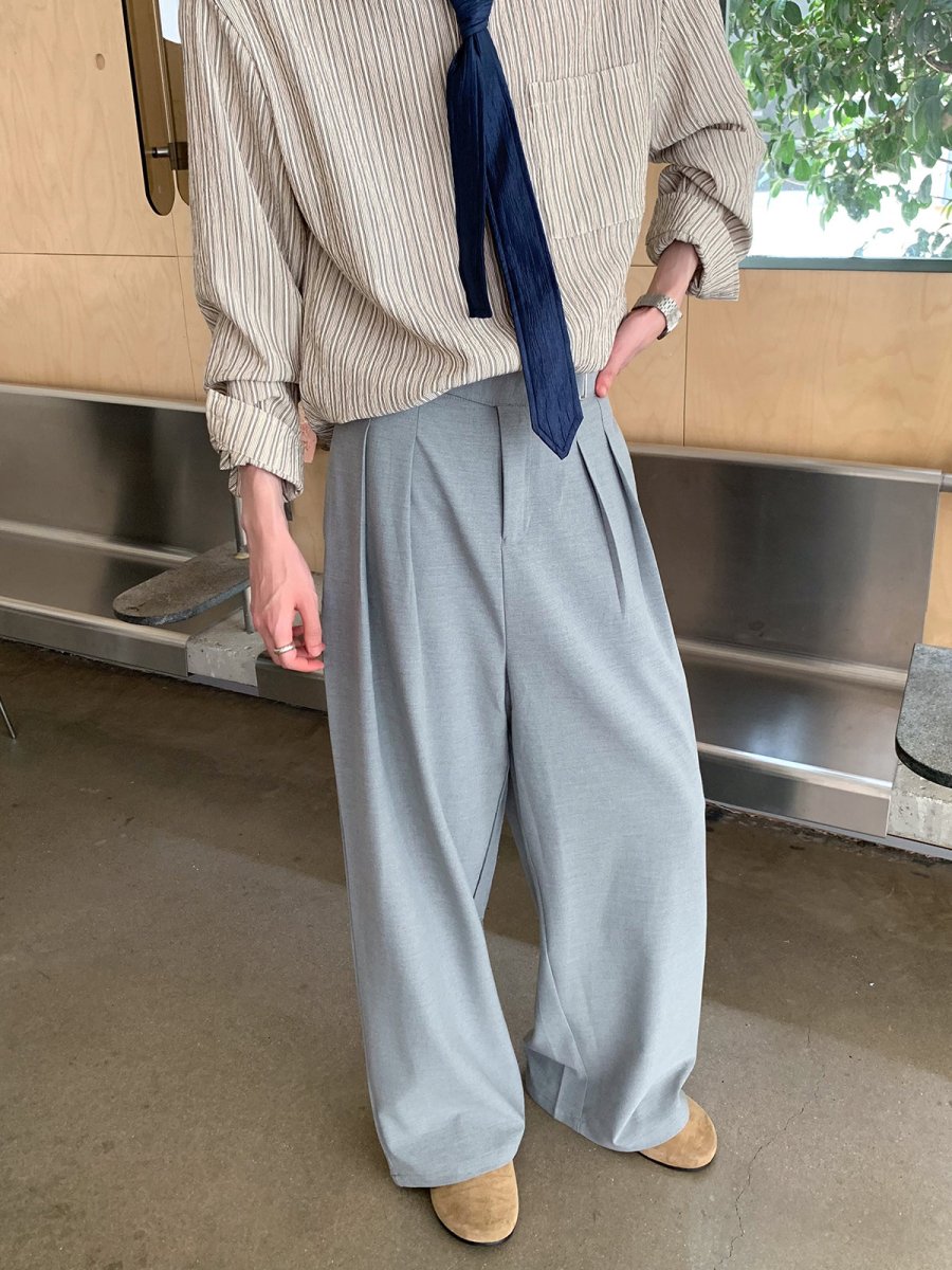 Aラインストレートスラックス